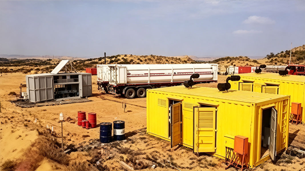 Drilling site project