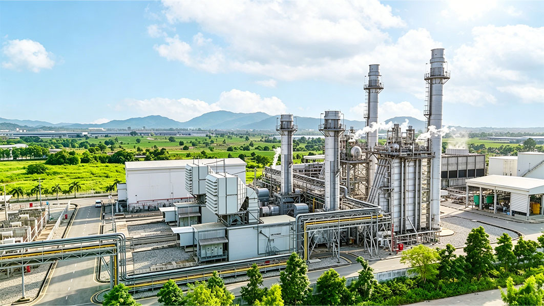 Natural gas power plant