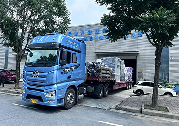 The fourth batch of dry powder conveying equipment in Kyrgyzstan has been successfully dispatched.