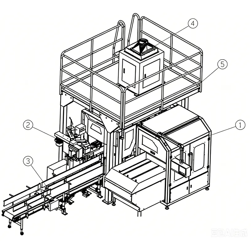 Fully automatic bagging machine