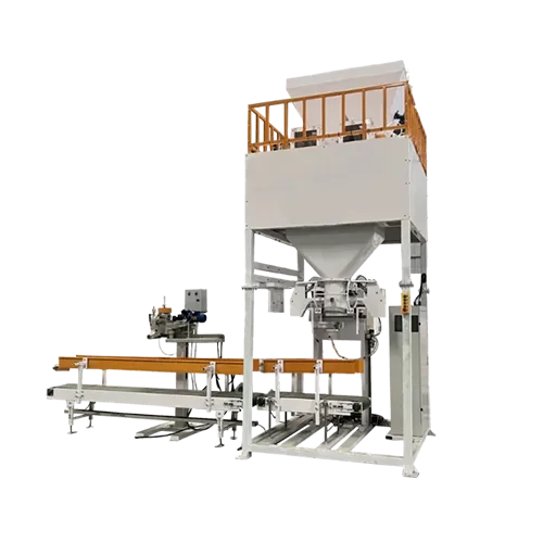 Double weigher bagging machine
