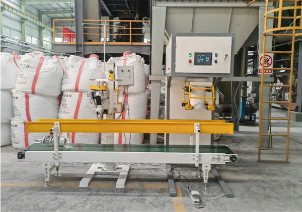 The double-screw valve port packaging line in Shandong has been successfully installed.